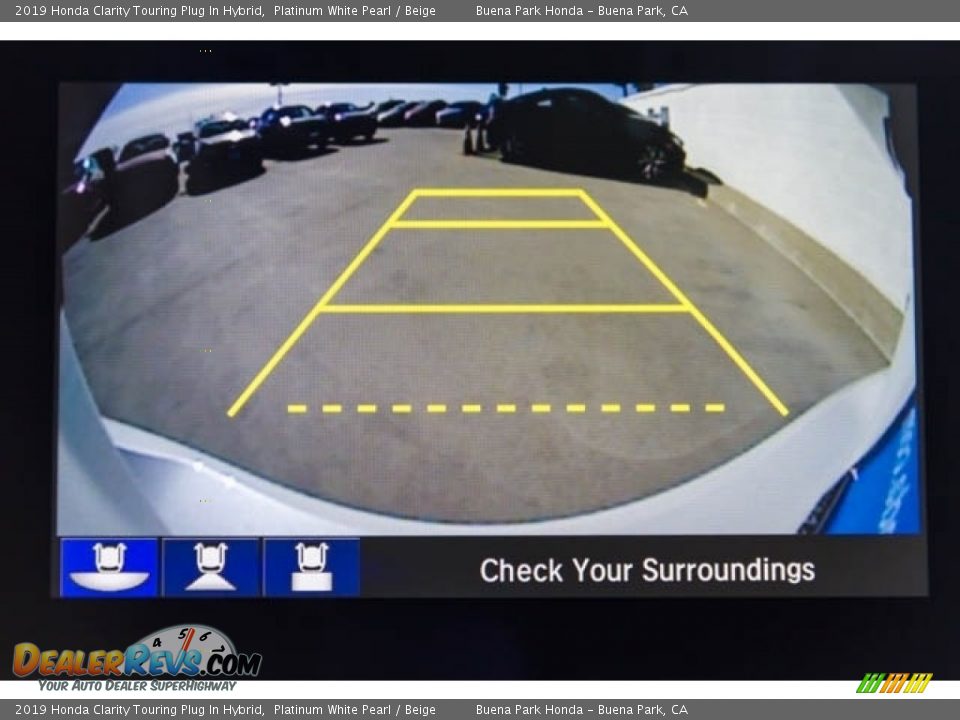 2019 Honda Clarity Touring Plug In Hybrid Platinum White Pearl / Beige Photo #6
