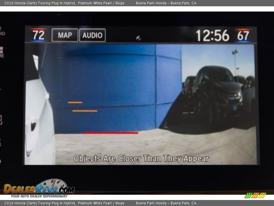 2019 Honda Clarity Touring Plug In Hybrid Platinum White Pearl / Beige Photo #7