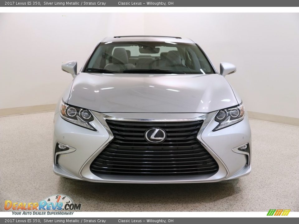 2017 Lexus ES 350 Silver Lining Metallic / Stratus Gray Photo #2