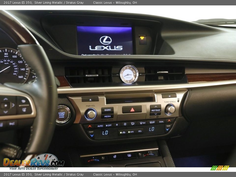 2017 Lexus ES 350 Silver Lining Metallic / Stratus Gray Photo #9