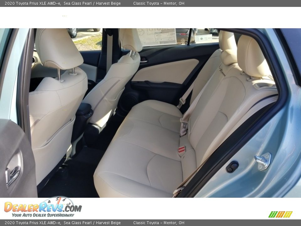 Rear Seat of 2020 Toyota Prius XLE AWD-e Photo #3