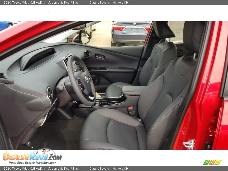 Black Interior - 2020 Toyota Prius XLE AWD-e Photo #2