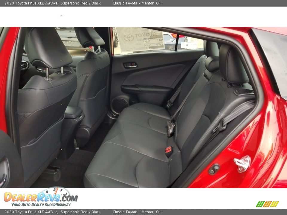 Rear Seat of 2020 Toyota Prius XLE AWD-e Photo #3