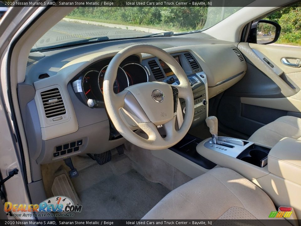 2010 Nissan Murano S AWD Saharan Stone Metallic / Beige Photo #21