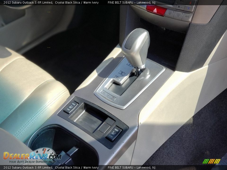 2012 Subaru Outback 3.6R Limited Crystal Black Silica / Warm Ivory Photo #4