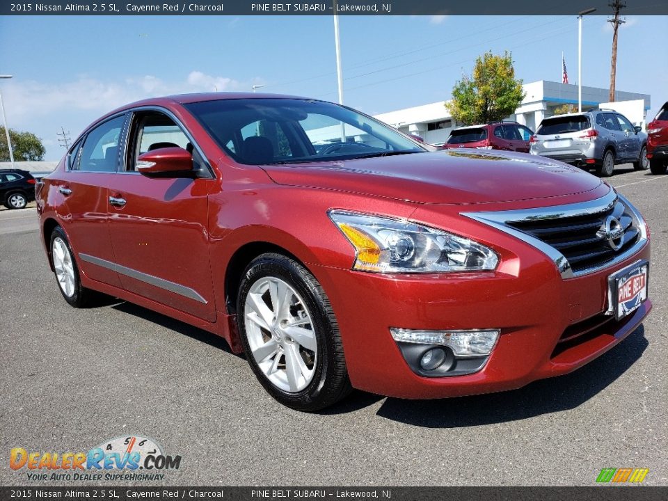 2015 Nissan Altima 2.5 SL Cayenne Red / Charcoal Photo #1