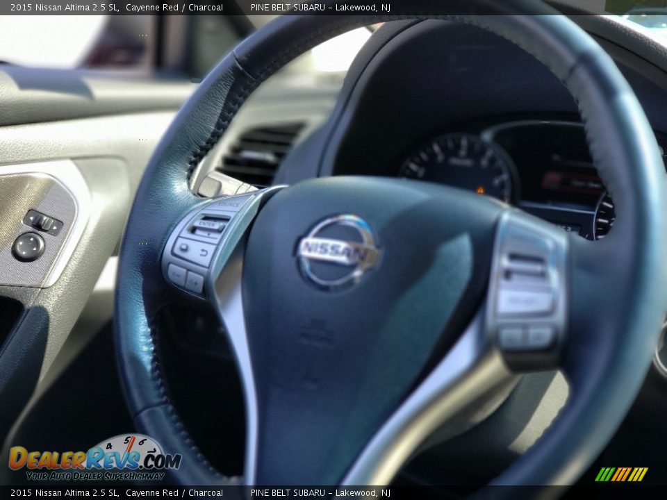2015 Nissan Altima 2.5 SL Cayenne Red / Charcoal Photo #6