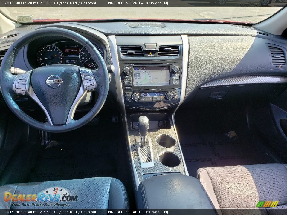 2015 Nissan Altima 2.5 SL Cayenne Red / Charcoal Photo #8