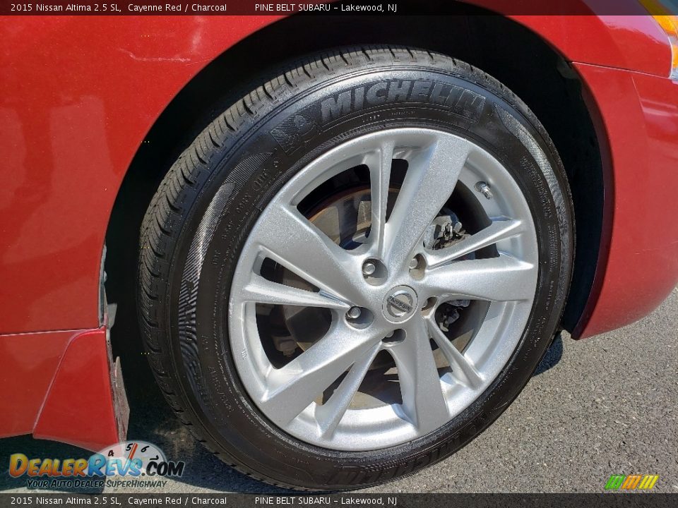 2015 Nissan Altima 2.5 SL Cayenne Red / Charcoal Photo #16