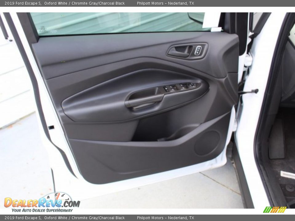 2019 Ford Escape S Oxford White / Chromite Gray/Charcoal Black Photo #8