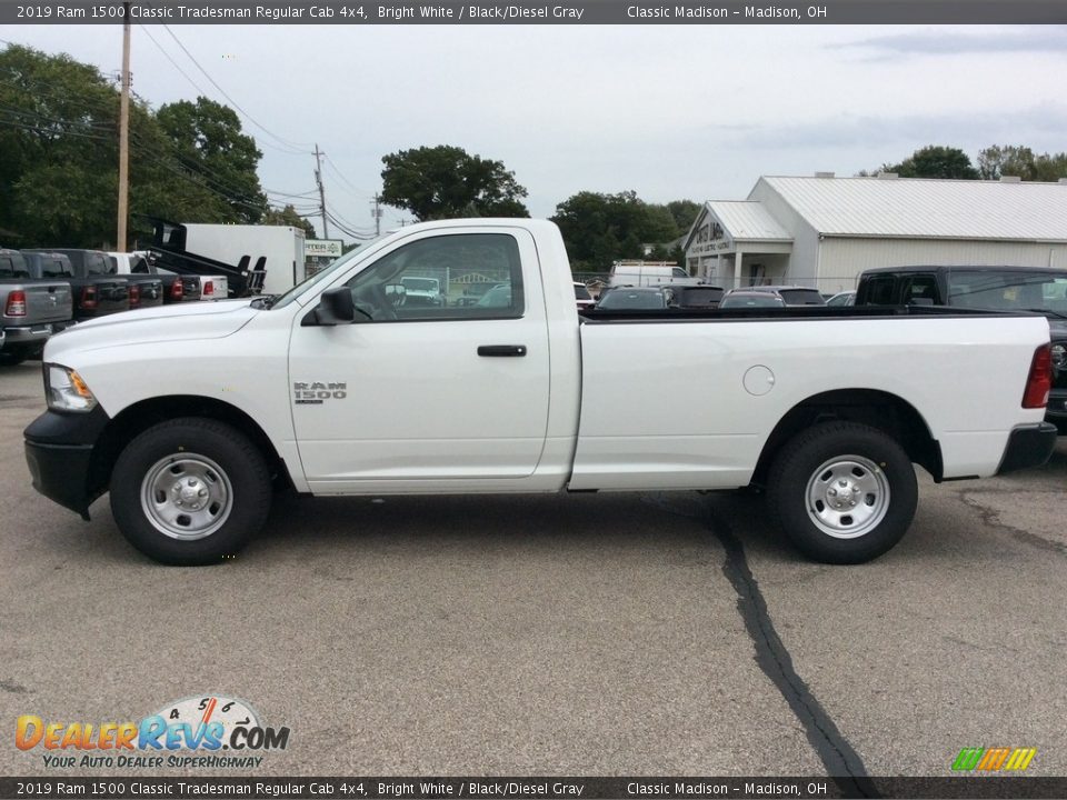 2019 Ram 1500 Classic Tradesman Regular Cab 4x4 Bright White / Black/Diesel Gray Photo #6