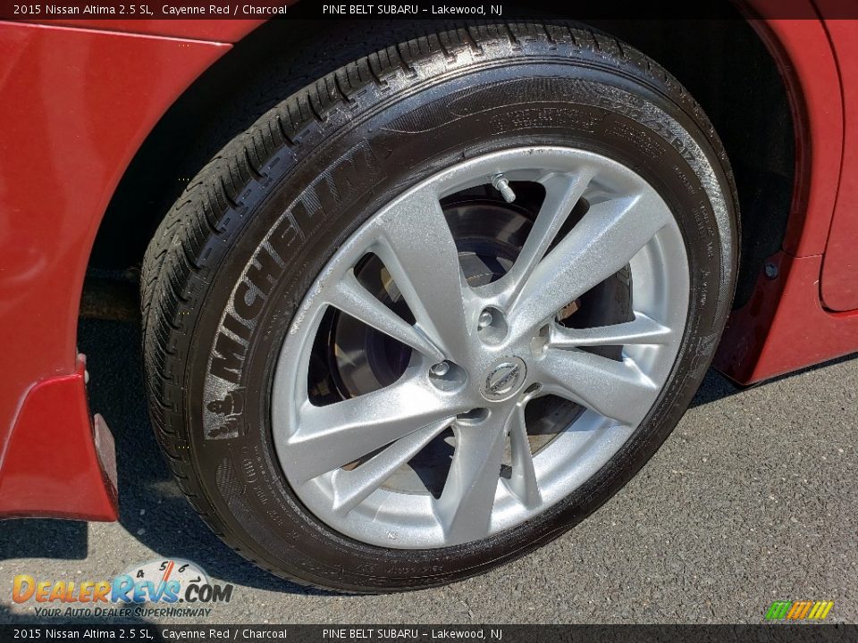 2015 Nissan Altima 2.5 SL Cayenne Red / Charcoal Photo #22