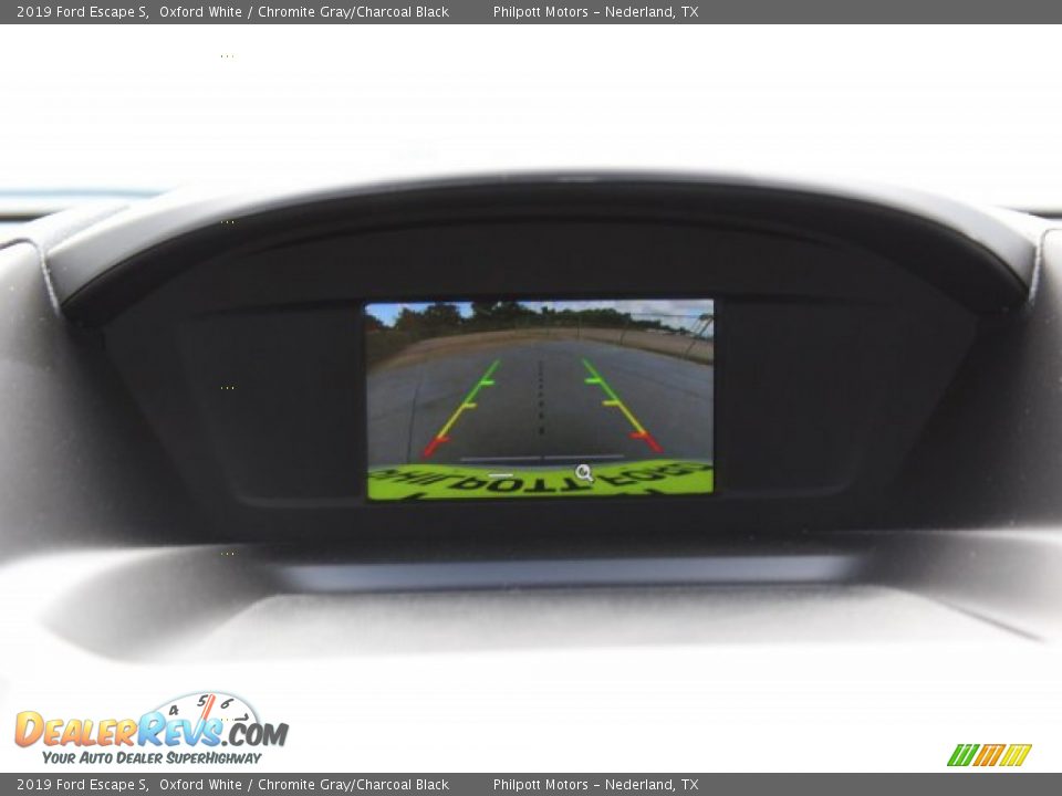 2019 Ford Escape S Oxford White / Chromite Gray/Charcoal Black Photo #17