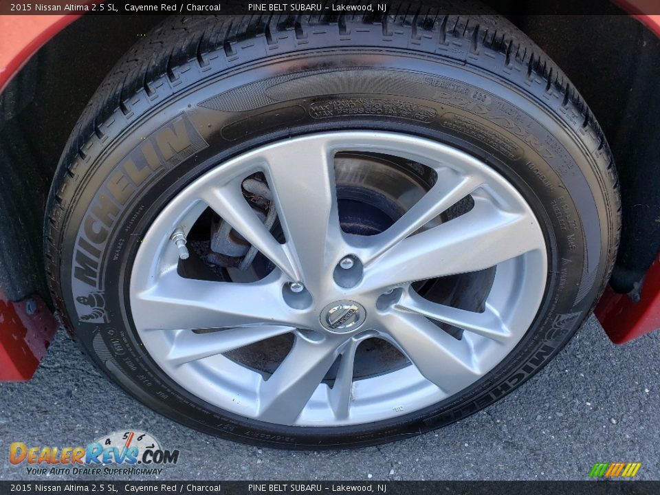 2015 Nissan Altima 2.5 SL Cayenne Red / Charcoal Photo #24