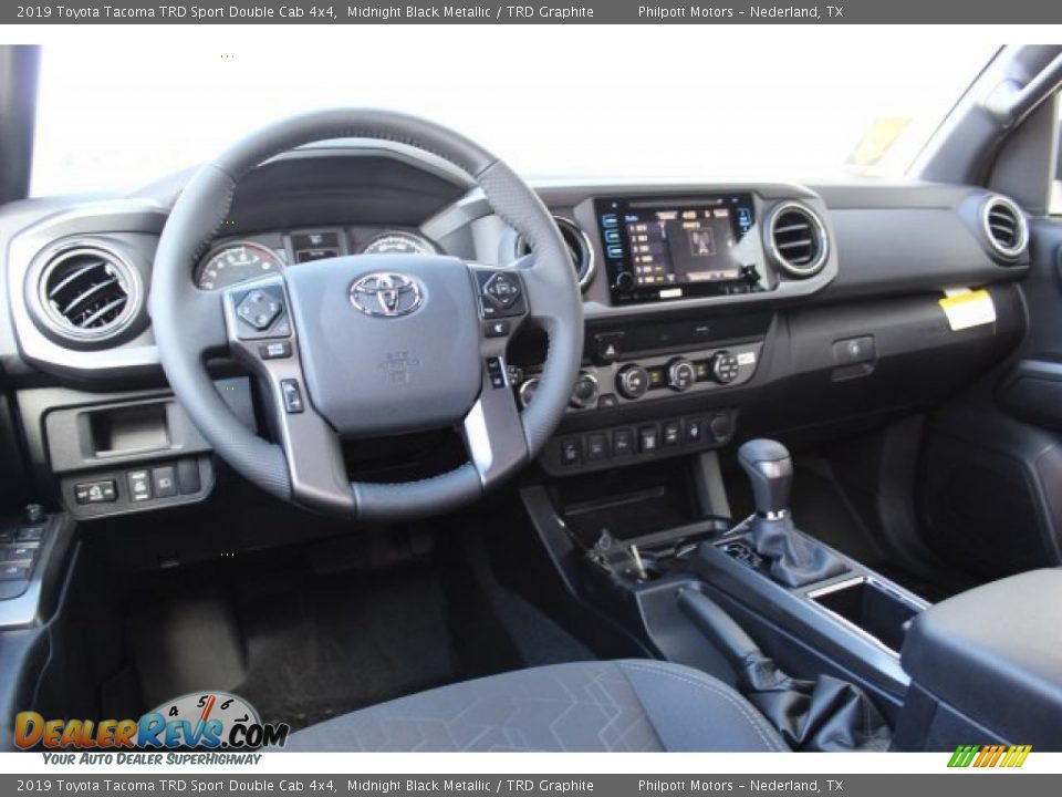 2019 Toyota Tacoma TRD Sport Double Cab 4x4 Midnight Black Metallic / TRD Graphite Photo #21