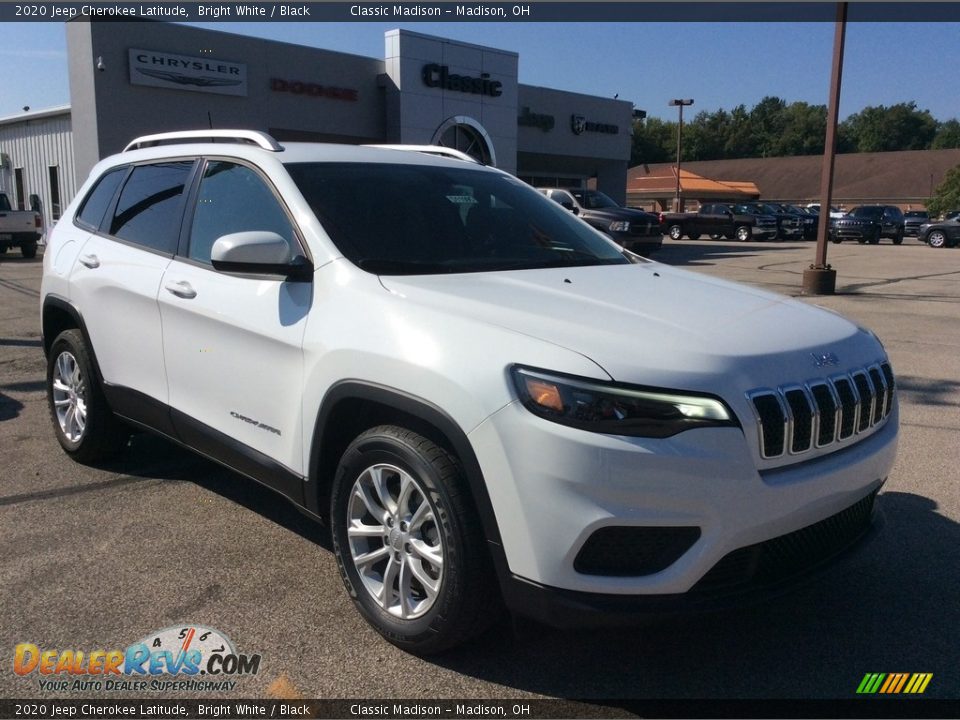 2020 Jeep Cherokee Latitude Bright White / Black Photo #1