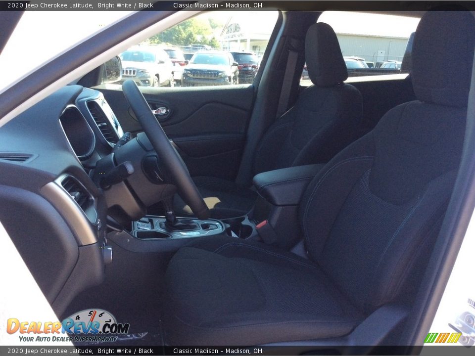 2020 Jeep Cherokee Latitude Bright White / Black Photo #2