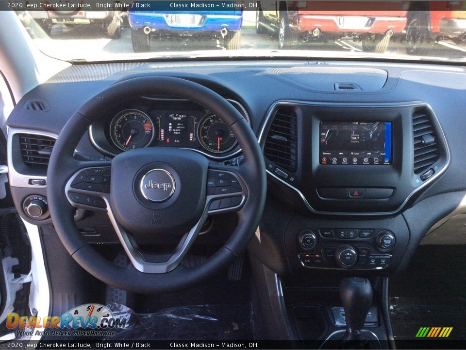 2020 Jeep Cherokee Latitude Bright White / Black Photo #3