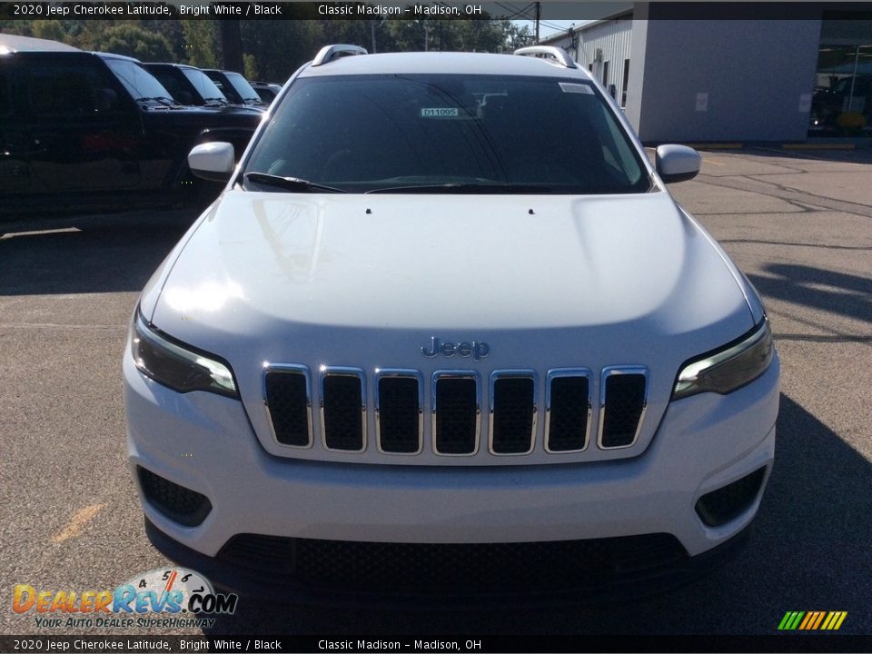 2020 Jeep Cherokee Latitude Bright White / Black Photo #4