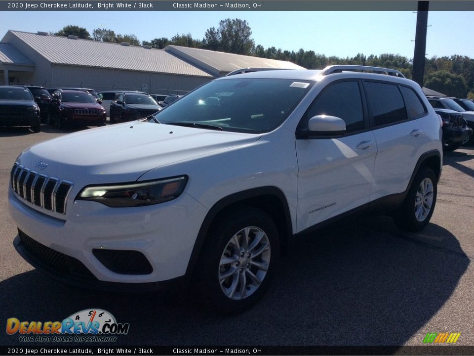 2020 Jeep Cherokee Latitude Bright White / Black Photo #5