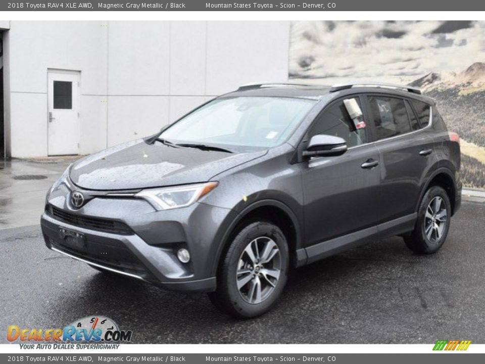 2018 Toyota RAV4 XLE AWD Magnetic Gray Metallic / Black Photo #2