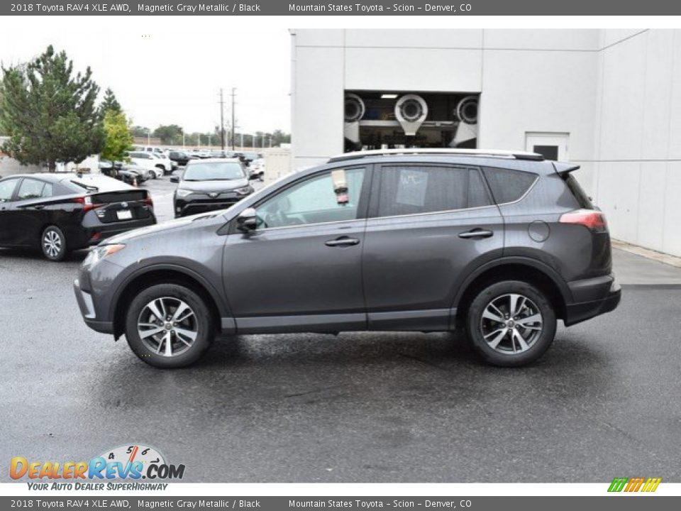2018 Toyota RAV4 XLE AWD Magnetic Gray Metallic / Black Photo #3