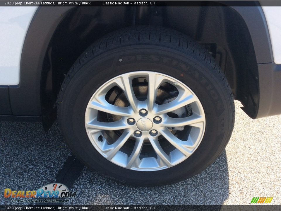 2020 Jeep Cherokee Latitude Bright White / Black Photo #9