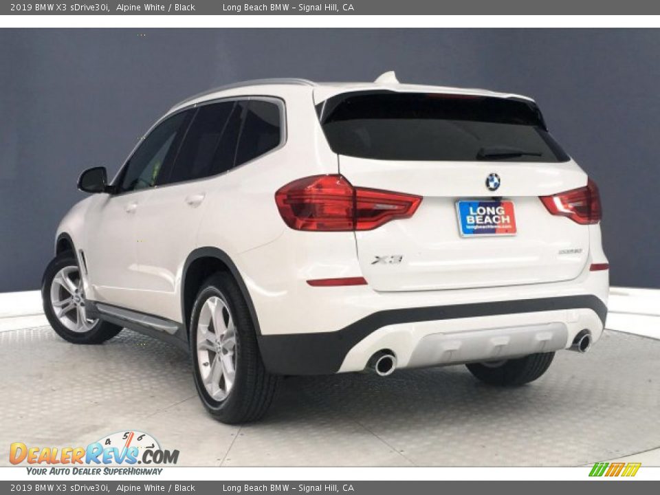 2019 BMW X3 sDrive30i Alpine White / Black Photo #10