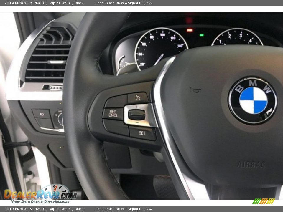 2019 BMW X3 sDrive30i Alpine White / Black Photo #14