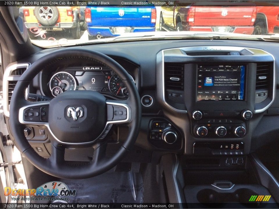 2020 Ram 1500 Big Horn Crew Cab 4x4 Bright White / Black Photo #3