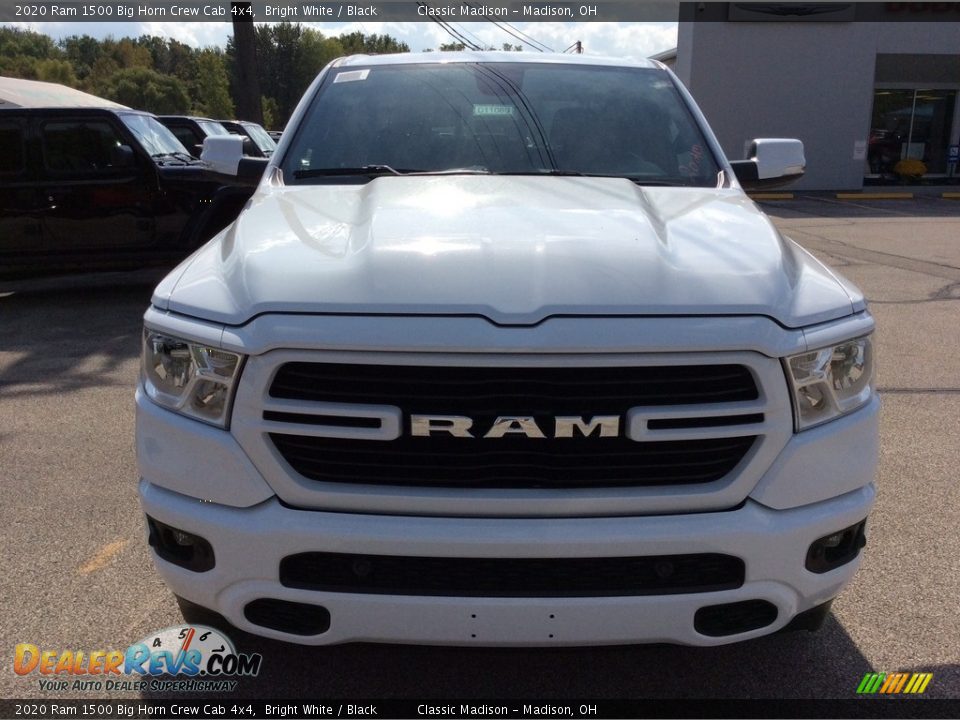 2020 Ram 1500 Big Horn Crew Cab 4x4 Bright White / Black Photo #4