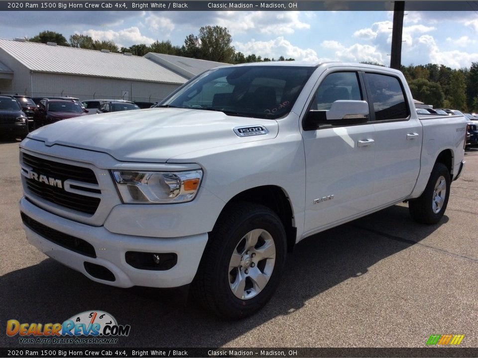 2020 Ram 1500 Big Horn Crew Cab 4x4 Bright White / Black Photo #5