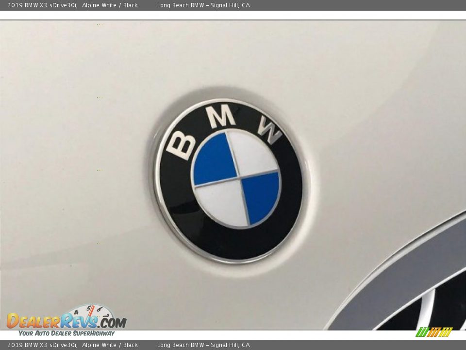 2019 BMW X3 sDrive30i Alpine White / Black Photo #28