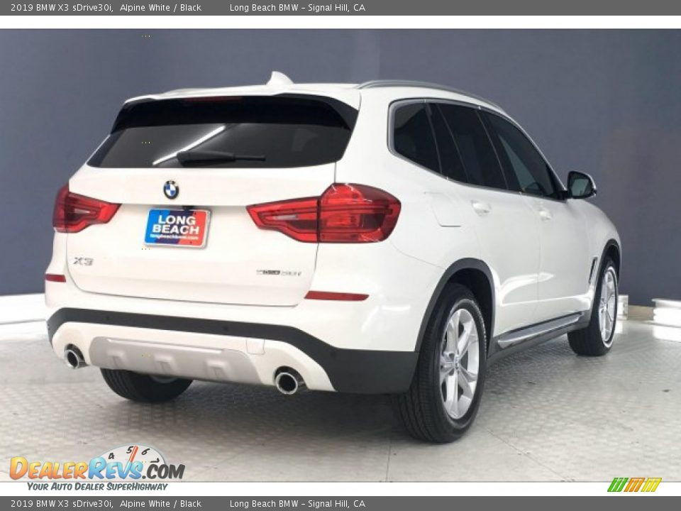 2019 BMW X3 sDrive30i Alpine White / Black Photo #29