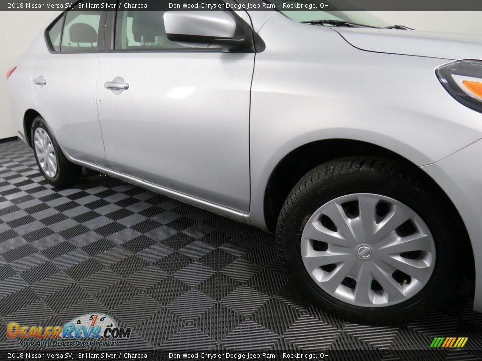2018 Nissan Versa SV Brilliant Silver / Charcoal Photo #3