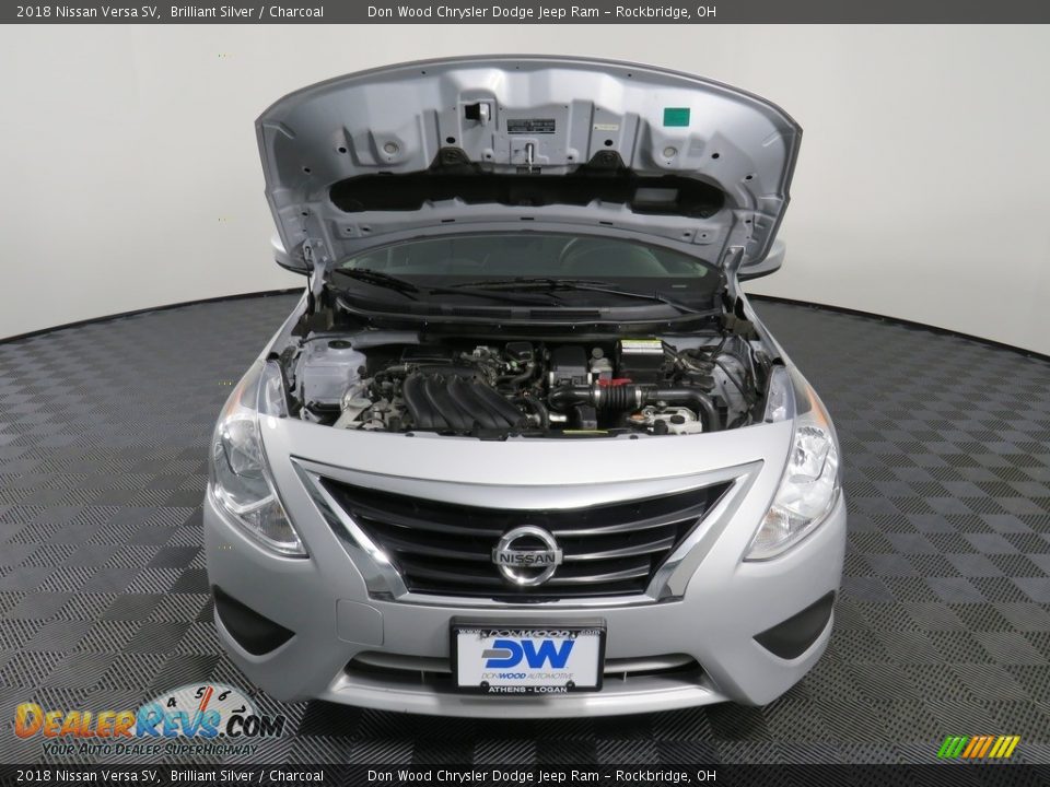 2018 Nissan Versa SV Brilliant Silver / Charcoal Photo #5