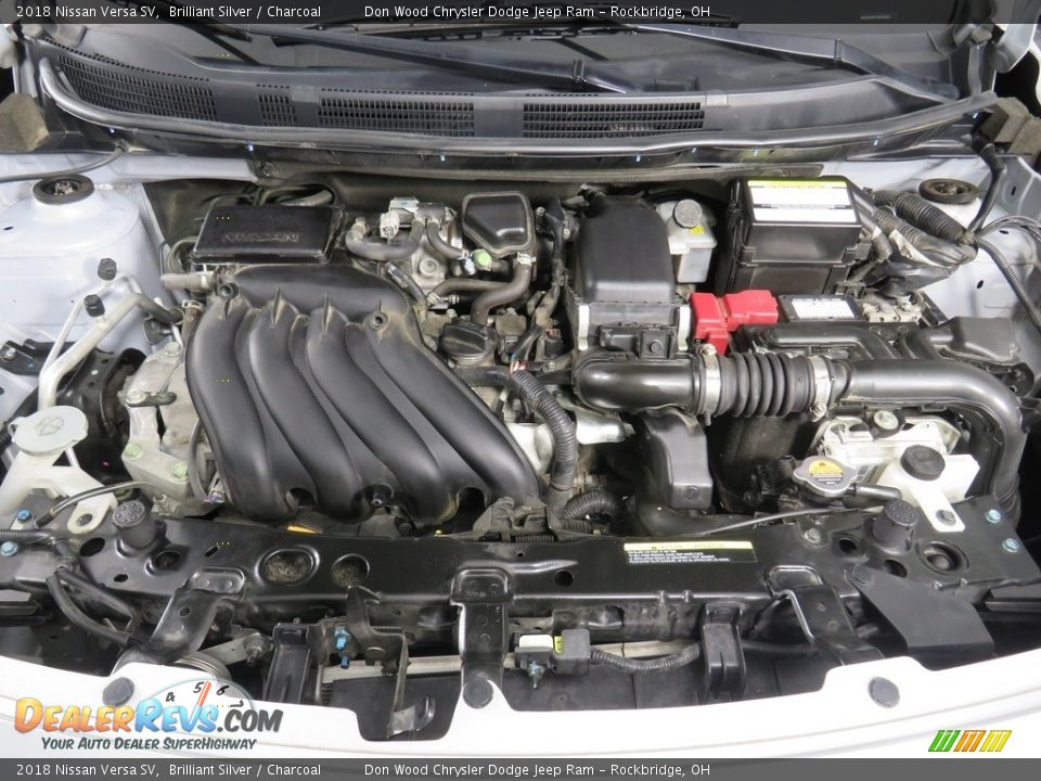 2018 Nissan Versa SV Brilliant Silver / Charcoal Photo #6