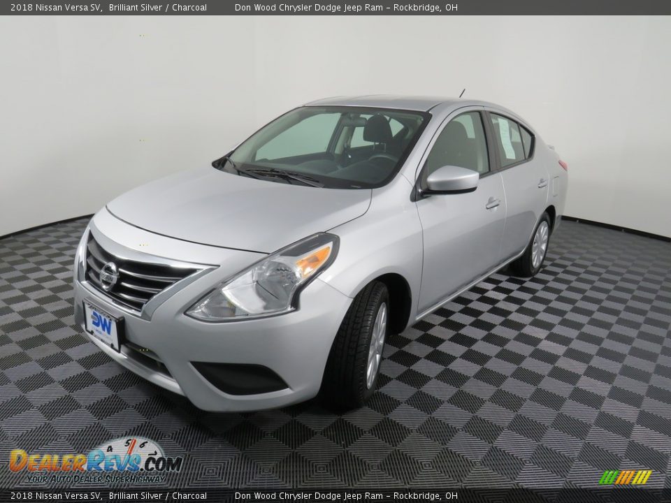 2018 Nissan Versa SV Brilliant Silver / Charcoal Photo #7