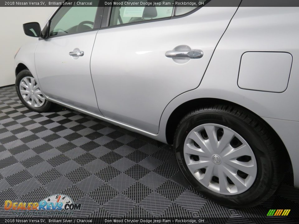 2018 Nissan Versa SV Brilliant Silver / Charcoal Photo #9