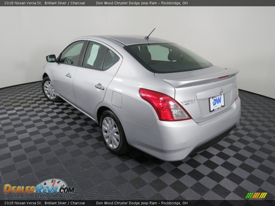2018 Nissan Versa SV Brilliant Silver / Charcoal Photo #10