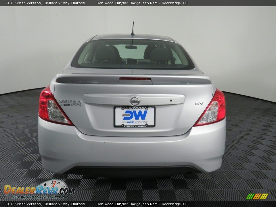 2018 Nissan Versa SV Brilliant Silver / Charcoal Photo #11