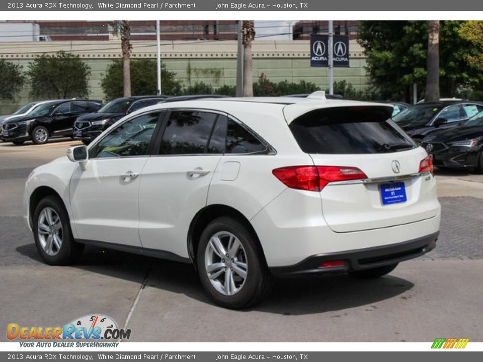 2013 Acura RDX Technology White Diamond Pearl / Parchment Photo #5