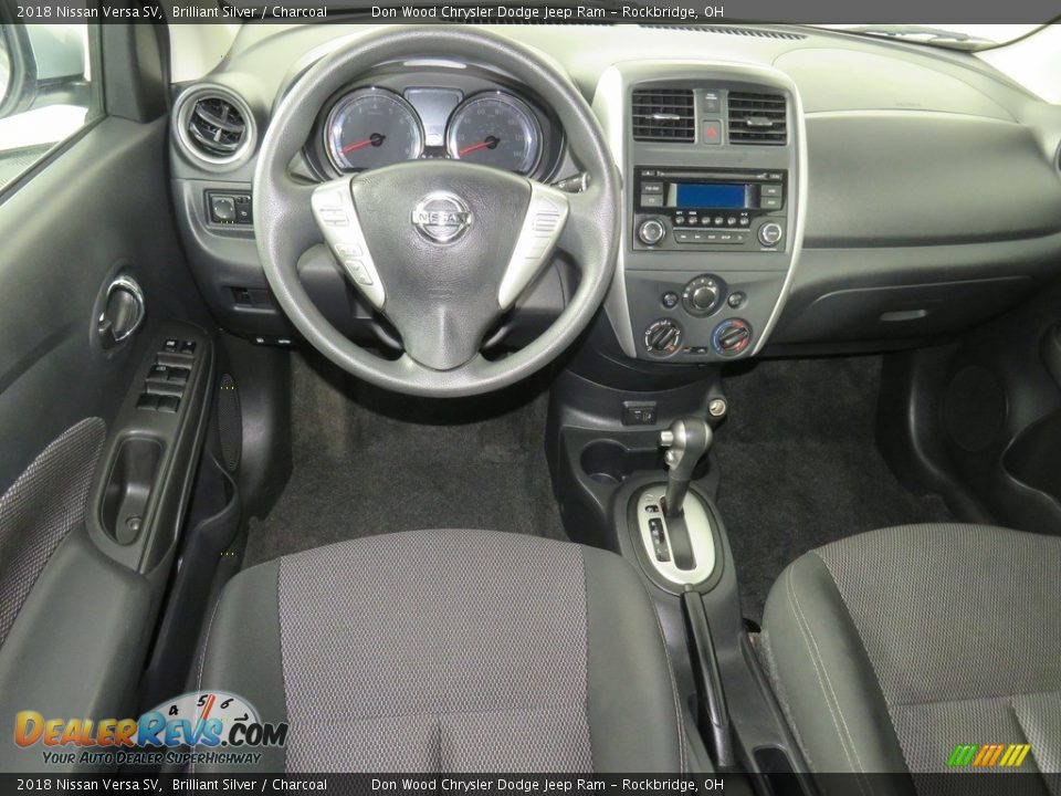 2018 Nissan Versa SV Brilliant Silver / Charcoal Photo #24