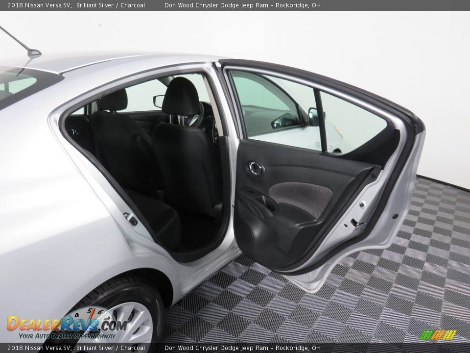2018 Nissan Versa SV Brilliant Silver / Charcoal Photo #25