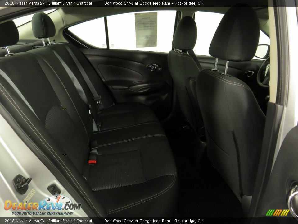 2018 Nissan Versa SV Brilliant Silver / Charcoal Photo #26