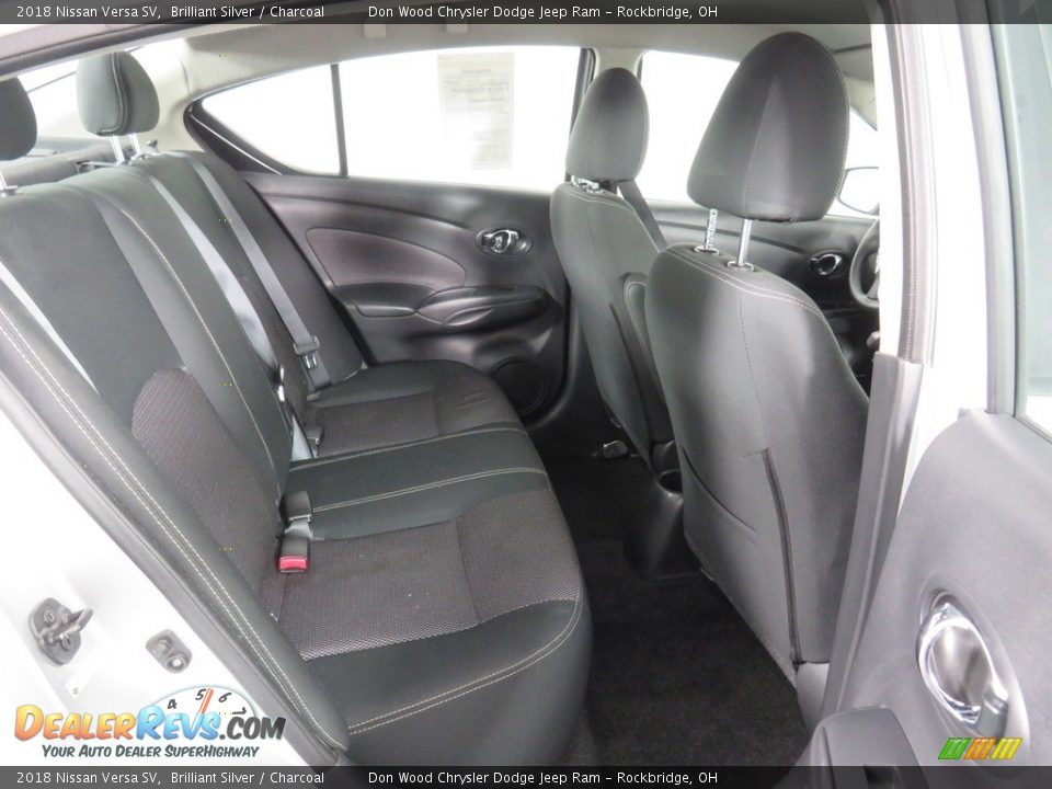 2018 Nissan Versa SV Brilliant Silver / Charcoal Photo #27