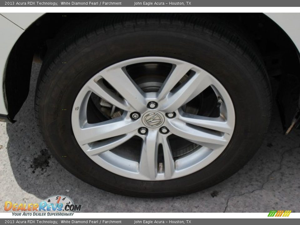 2013 Acura RDX Technology White Diamond Pearl / Parchment Photo #10