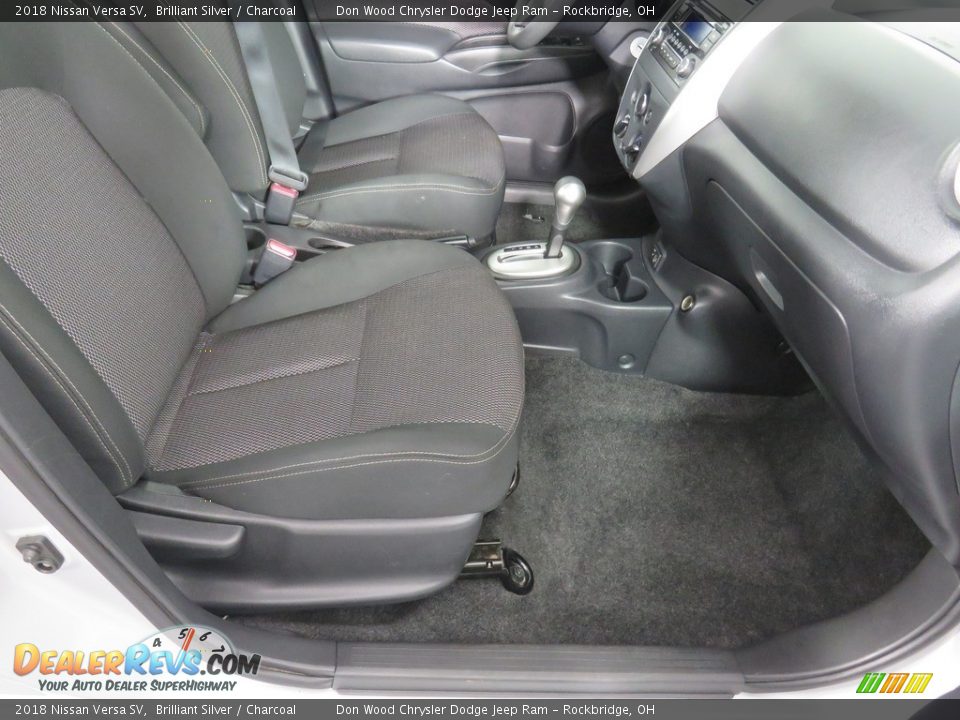 2018 Nissan Versa SV Brilliant Silver / Charcoal Photo #29