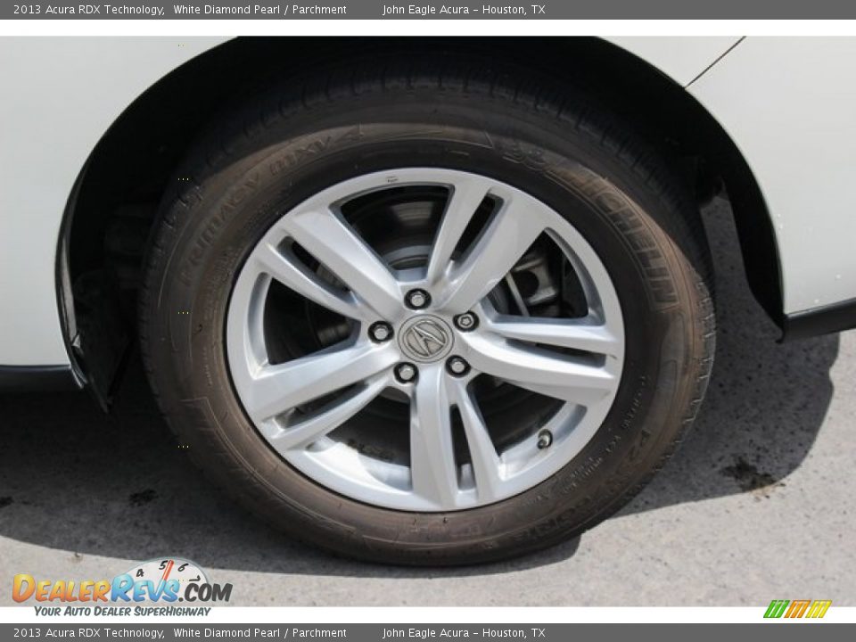 2013 Acura RDX Technology White Diamond Pearl / Parchment Photo #12
