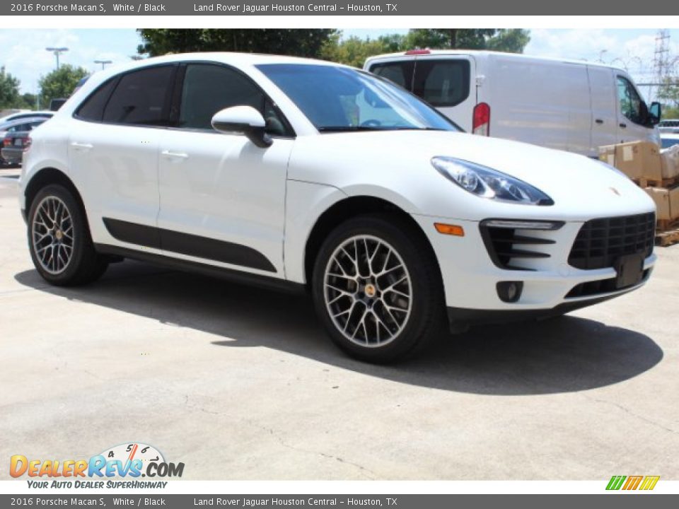 2016 Porsche Macan S White / Black Photo #1